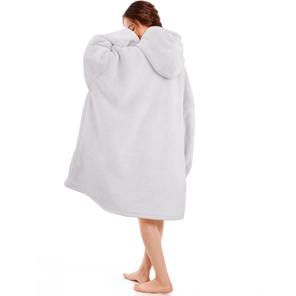 Narecte Cozy Oversized Blanket Hoodie Wearable Blanket Adults Soft Hooded Blanket Hoodie Birthday Gifts for Women Christmas