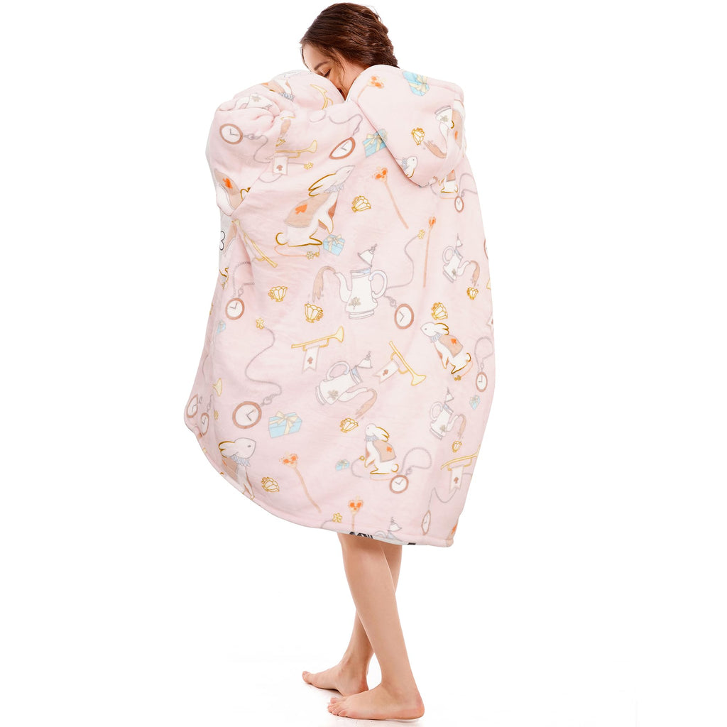 Narecte Cozy Oversized Blanket Hoodie Wearable Blanket Adults Soft Hooded Blanket Hoodie Birthday Gifts for Women Christmas