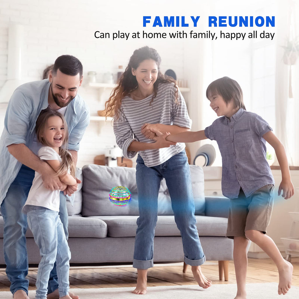 2025 Flying Orb Ball Toy,Cosmic Globe Boomerang Hover Ball Galactic Fidget Spinner, Hand Drone Orbit, Cool Toys Gift for 6 7 8 9 10+ Year Old Boys Girls Teens Outdoor Toys(Pink)