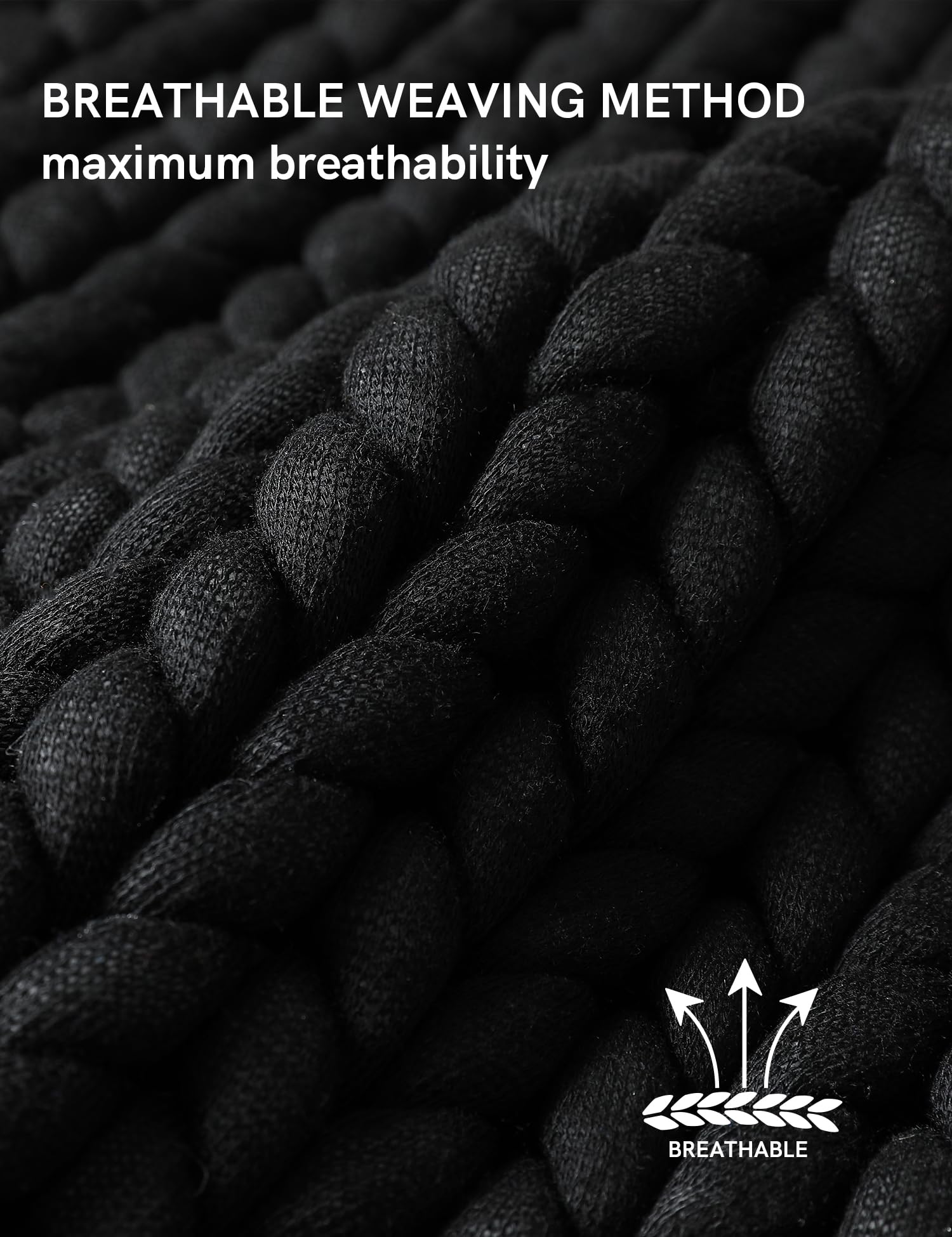 YnM Chunky Throw Blanket, Medium-Weight, Hand Knitted, Skin Friendly, Ventilated and Breathable, Machine Washable, Home Décor Piece for Couch, Sofa and Bed (Atlantis Blue, 40x50 Inch)