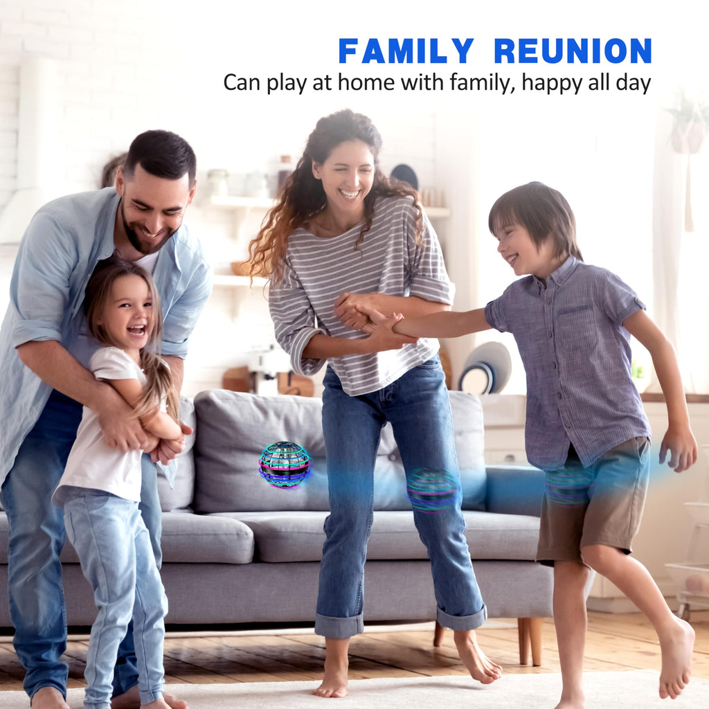 2025 Flying Orb Ball Toy,Cosmic Globe Boomerang Hover Ball Galactic Fidget Spinner, Hand Drone Orbit, Cool Toys Gift for 6 7 8 9 10+ Year Old Boys Girls Teens Outdoor Toys(Pink)