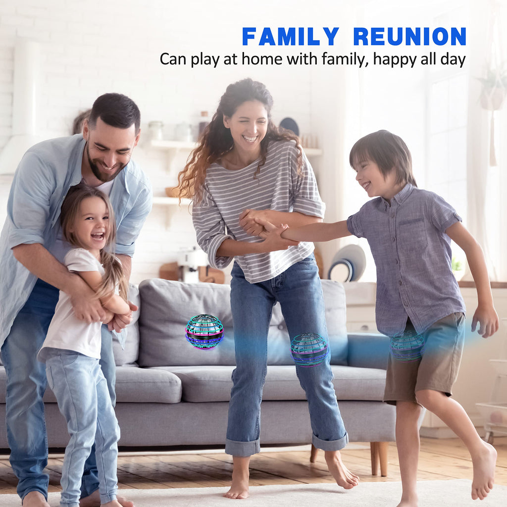 2025 Flying Orb Ball Toy,Cosmic Globe Boomerang Hover Ball Galactic Fidget Spinner, Hand Drone Orbit, Cool Toys Gift for 6 7 8 9 10+ Year Old Boys Girls Teens Outdoor Toys(Pink)