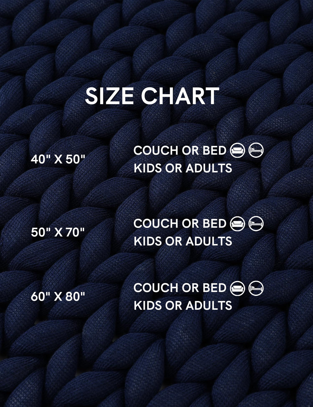 YnM Chunky Throw Blanket, Medium-Weight, Hand Knitted, Skin Friendly, Ventilated and Breathable, Machine Washable, Home Décor Piece for Couch, Sofa and Bed (Atlantis Blue, 40x50 Inch)