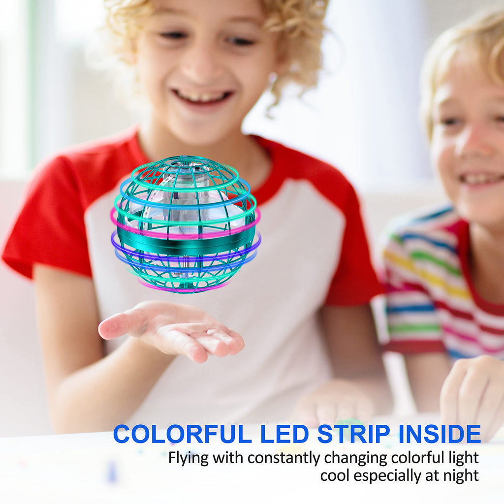 2025 Flying Orb Ball Toy,Cosmic Globe Boomerang Hover Ball Galactic Fidget Spinner, Hand Drone Orbit, Cool Toys Gift for 6 7 8 9 10+ Year Old Boys Girls Teens Outdoor Toys(Pink)