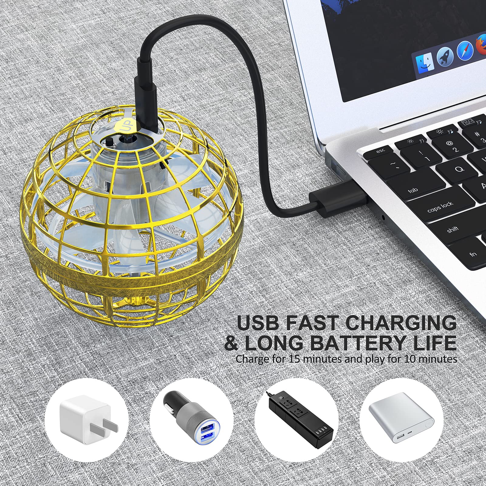 2025 Flying Orb Ball Toy,Cosmic Globe Boomerang Hover Ball Galactic Fidget Spinner, Hand Drone Orbit, Cool Toys Gift for 6 7 8 9 10+ Year Old Boys Girls Teens Outdoor Toys(Pink)