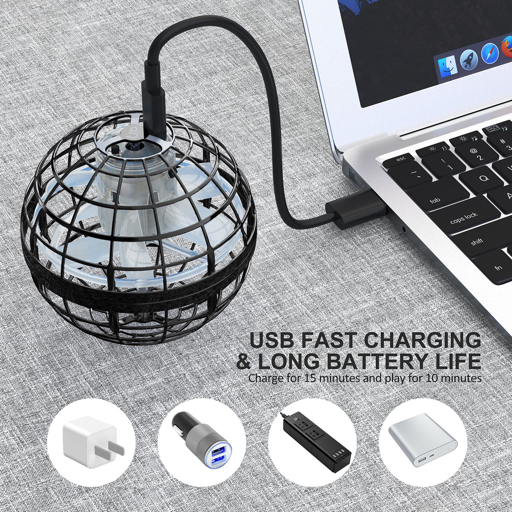 2025 Flying Orb Ball Toy,Cosmic Globe Boomerang Hover Ball Galactic Fidget Spinner, Hand Drone Orbit, Cool Toys Gift for 6 7 8 9 10+ Year Old Boys Girls Teens Outdoor Toys(Pink)